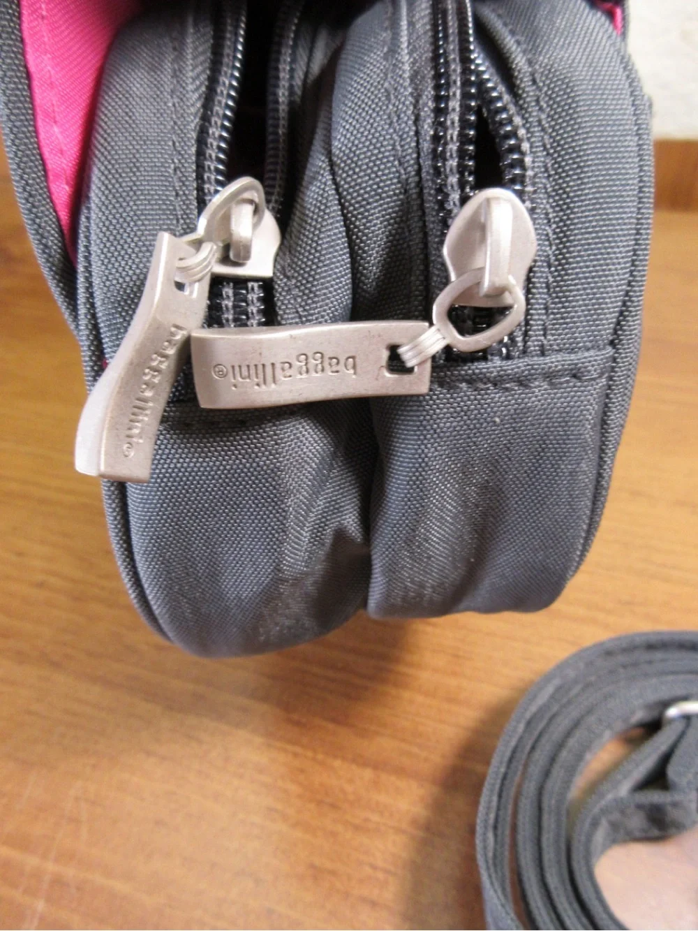 Baggallini Charcoal Gray Compact Crossbody